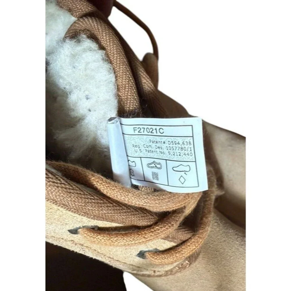 UGG Neumel Mens Chestnut Boot Size 13 M 3236 Chukka Shearling Fuzzy - Leather